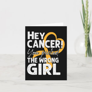 Carte Sensibilisation à l'enfance au cancer Survivant Wr