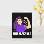 Carte Sensibilisation à l'épilepsie Épileptique Purple R (Fleur jaune)