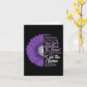 Carte Sensibilisation À L'Épilepsie Ils Ont Whiré Dans S (Fleur jaune)