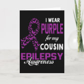 Carte Sensibilisation À L'Épilepsie Je Porte Du Violet P (Devant)
