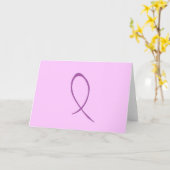 Carte Sensibilisation à l'épilepsie personnalisable (Fleur jaune)