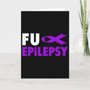 Carte Sensibilisation à l'épilepsie - Purple Ribbon Epil