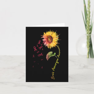 Carte Sensibilisation à l'neurymie cérébrale Tournesol 1