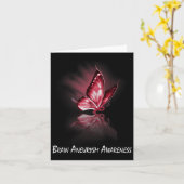 Carte Sensibilisation à l'neurysme cérébral des rubans p (Fleur jaune)