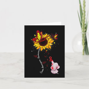 Carte Sensibilisation à l'neurysme cérébral Tournesol El
