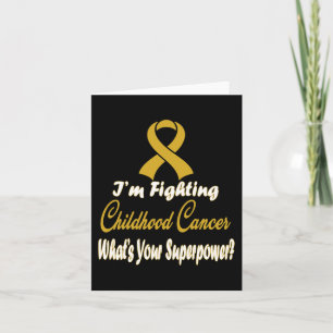 Carte Sensibilisation au cancer de l'enfance Cancer de l