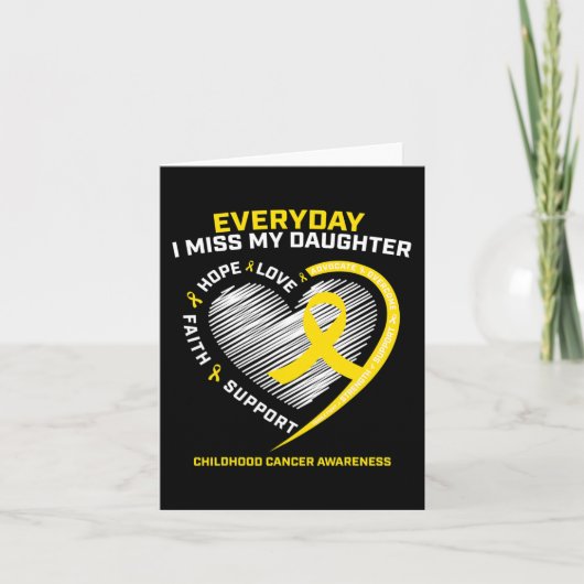 Carte Sensibilisation au Cancer de l'Enfant En Mémoire (Devant)