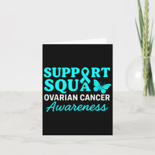 Carte Sensibilisation au cancer de l'ovaire Turquoise Ru