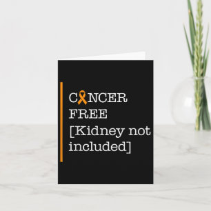 Carte Sensibilisation au cancer du rein Cancer Rein Not