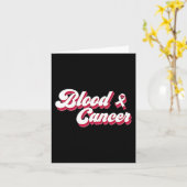 Carte Sensibilisation au cancer du sang esthétique Ruban (Fleur jaune)