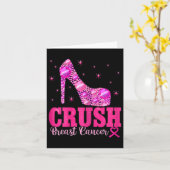 Carte Sensibilisation au cancer du sein des pousses (Fleur jaune)