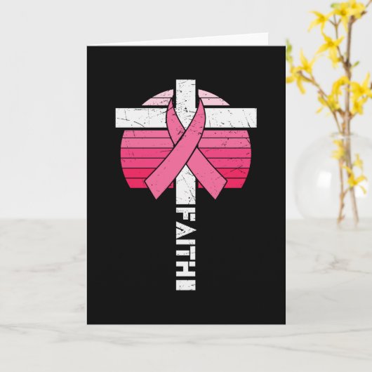 Carte Sensibilisation au cancer du sein Espoir Force chr (Fleur jaune)