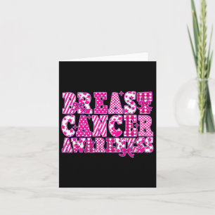 Carte Sensibilisation au cancer du sein Précoquette Coqu