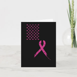 Carte Sensibilisation au cancer du sein Ruban rose drape