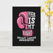 Carte Sensibilisation au cancer du sein Soutien aux amis (Fleur jaune)