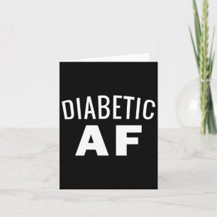 Carte Sensibilisation au diabète - Diabétique Af Insulin
