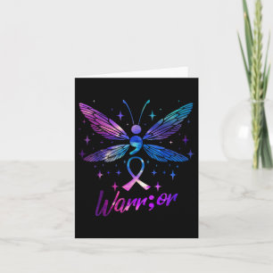 Carte Sensibilisation au suicide guerrier Violet Turquoi