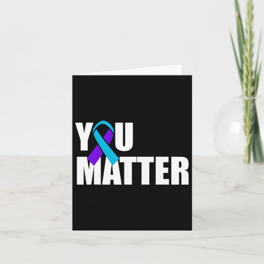 Carte Sensibilisation Au Suicide, Sensibilisation À La S (Devant)