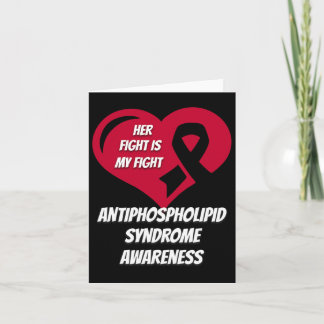 Carte Sensibilisation au syndrome antiphospholipidique