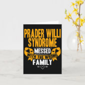 Carte Sensibilisation au syndrome de Prader-Willi (Fleur jaune)