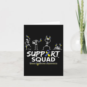 Carte Sensibilisation au syndrome Skeleton Support Squad
