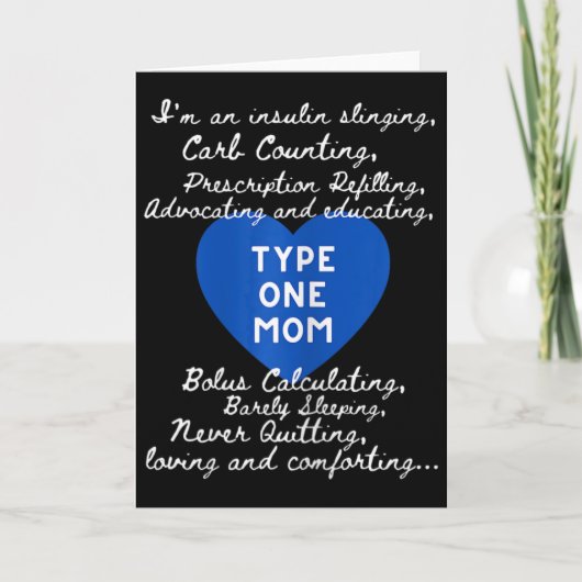 Carte Sensibilisation aux mamans de type un (Devant)