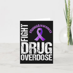Carte Sensibilisation aux opioïdes contre la surdose de