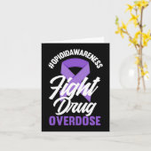 Carte Sensibilisation aux opioïdes Lutter contre l'overd (Fleur jaune)