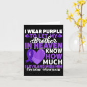 Carte Sensibilisation aux toxicomanies Addiction à la su (Fleur jaune)