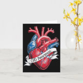 Carte Sensibilisation aux troubles cardiaques Conception (Fleur jaune)