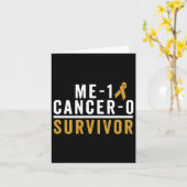 Carte Sensibilisation des survivants du cancer de l'enfa (Fleur jaune)