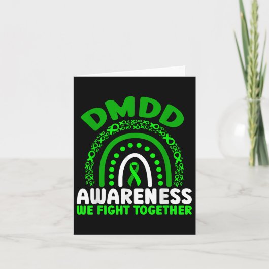 Carte Sensibilisation Dmdd Nous Combattons Ensemble Arc- (Devant)