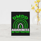 Carte Sensibilisation Dmdd Nous Combattons Ensemble Arc- (Fleur jaune)