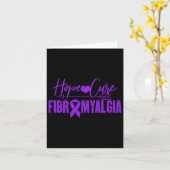 Carte Sensibilisation Espérance Cure Fibromyalgie Fibrom (Fleur jaune)