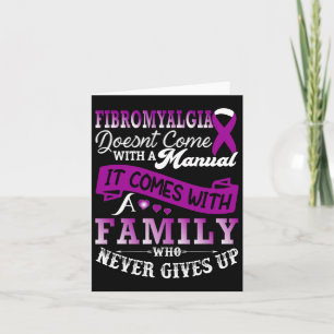 Carte Sensibilisation Famille Violet Ribbon Support 1