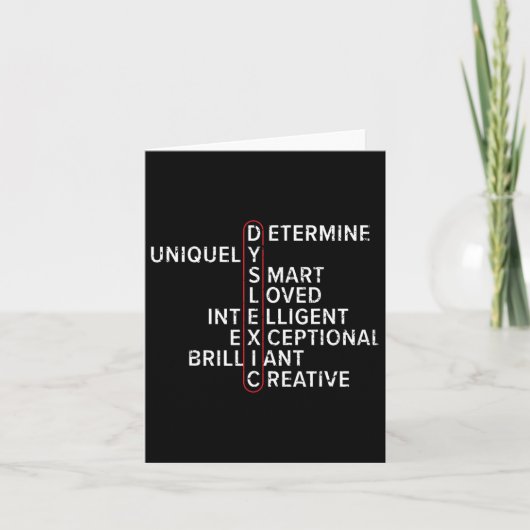 Carte Sensibilisation Lecture Trouble Apprentissage Hand (Devant)