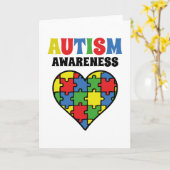 Carte Sensibilisation sur l'autisme (Fleur jaune)