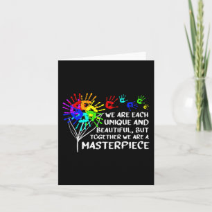 Carte Sensibilisation sur l'autisme Chef-d'oeuvre unique