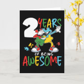 Carte Sensibilisation sur l'autisme d'anniversaire de la (Fleur jaune)