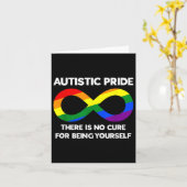 Carte Sensibilisation sur l'autisme de fierté autistique (Fleur jaune)