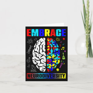 Carte Sensibilisation sur l'autisme de la neurodiversité