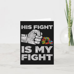 Carte Sensibilisation sur l'autisme Maman Papa Parents A