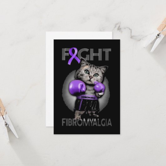 Carte Sensibiliser à la fibromyalgie (Devant/Arrière en situation)