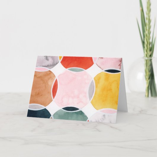 Carte Sensical - Motif circulaire (Devant)