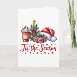 Carte Sentez Jolly Christmas Tree Hot Cocoa Holiday