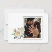 Carte Sentez Le Fiançailles Rose Mariage Photo (Dos)