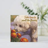 Carte Sentez les Fleurs (Debout devant)