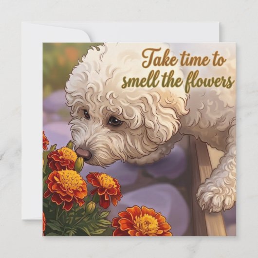 Carte Sentez les Fleurs (Devant)