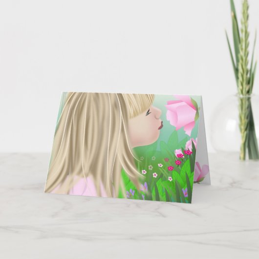 Carte Sentez Les Roses (Devant)