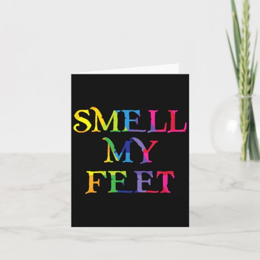 Carte Sentez Mes Pieds (Devant)